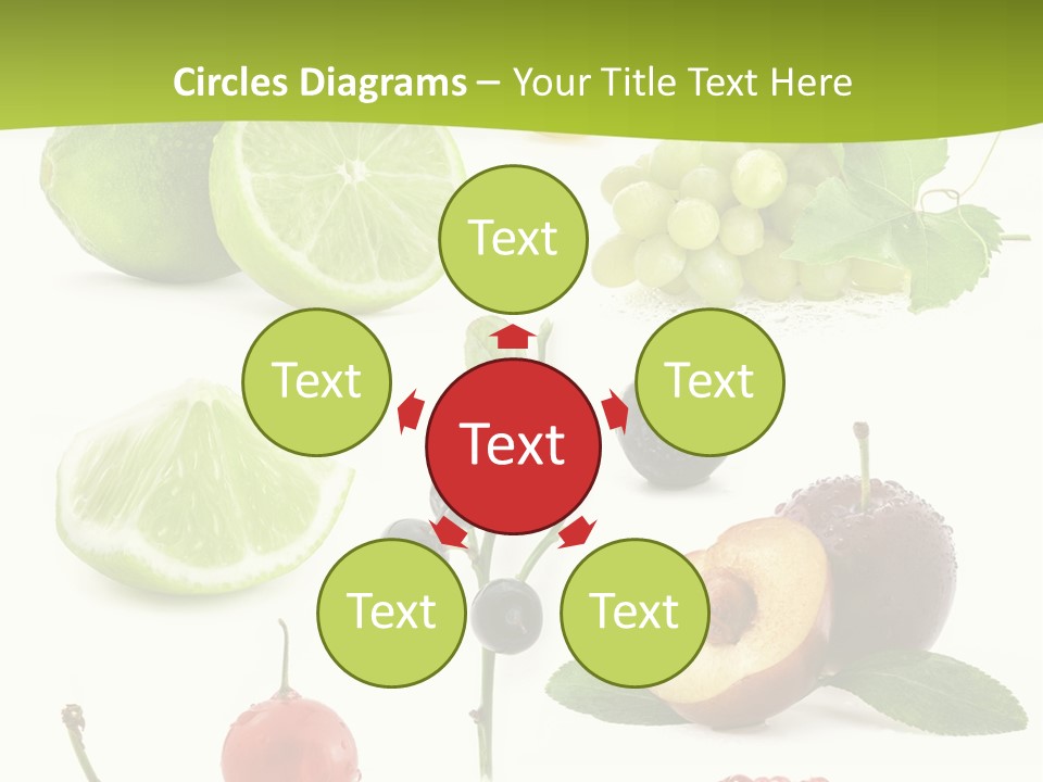 Raw Fruit Segment PowerPoint Template