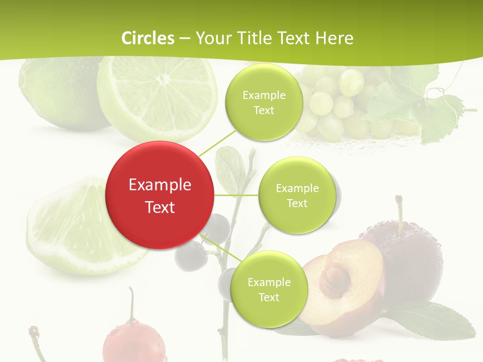 Raw Fruit Segment PowerPoint Template