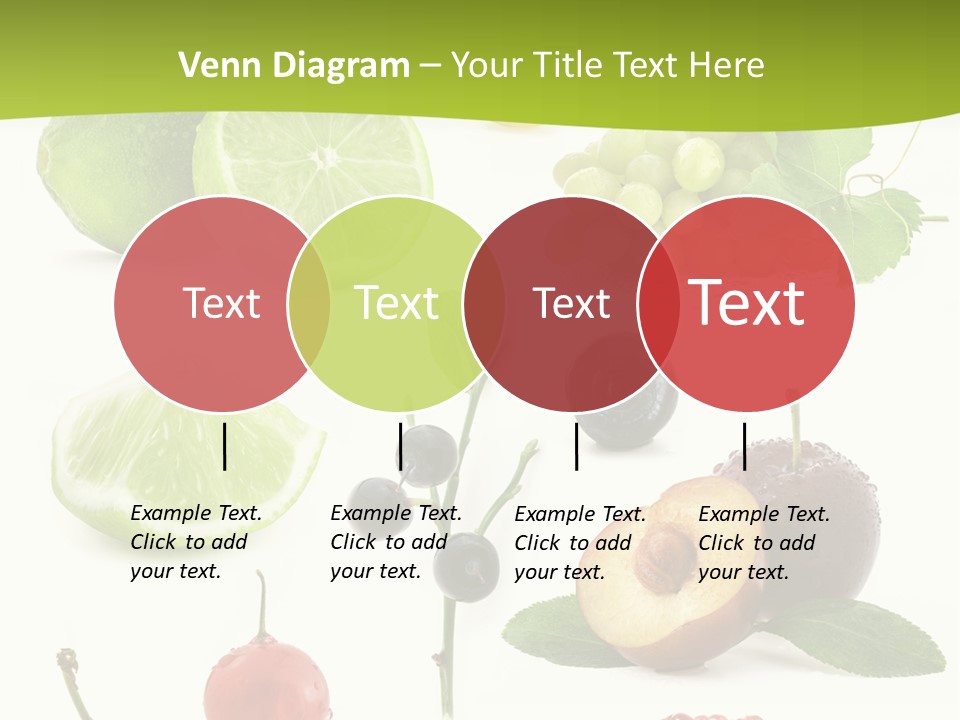 Raw Fruit Segment PowerPoint Template
