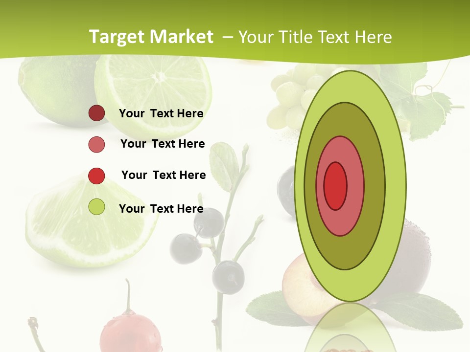 Raw Fruit Segment PowerPoint Template