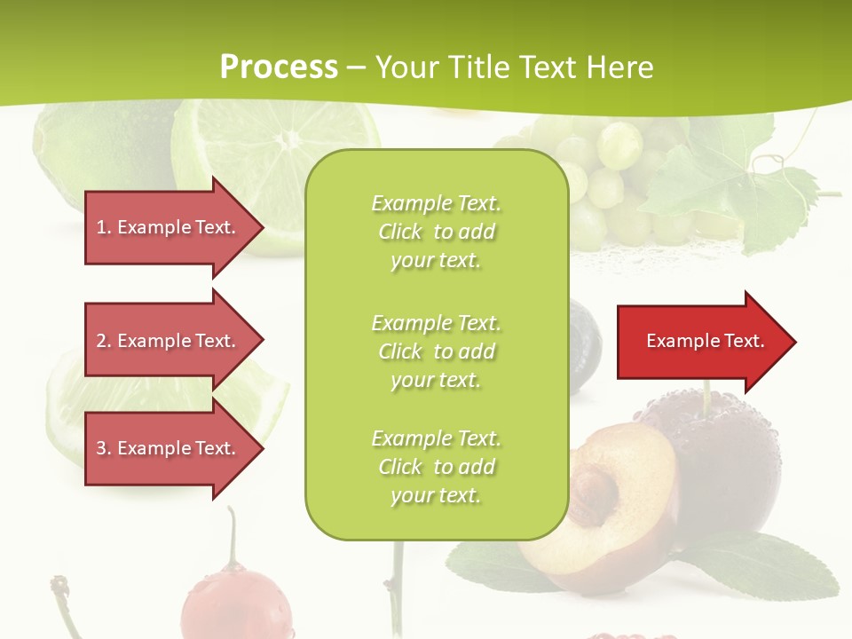 Raw Fruit Segment PowerPoint Template