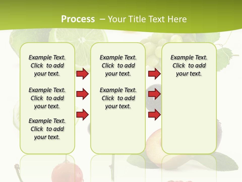 Raw Fruit Segment PowerPoint Template
