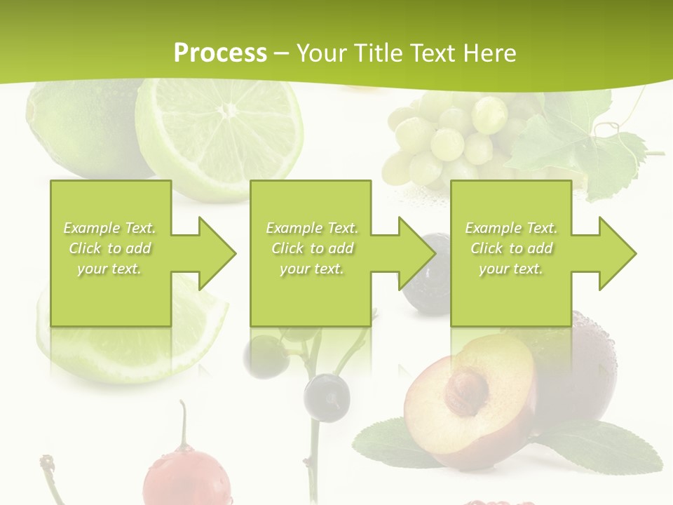 Raw Fruit Segment PowerPoint Template