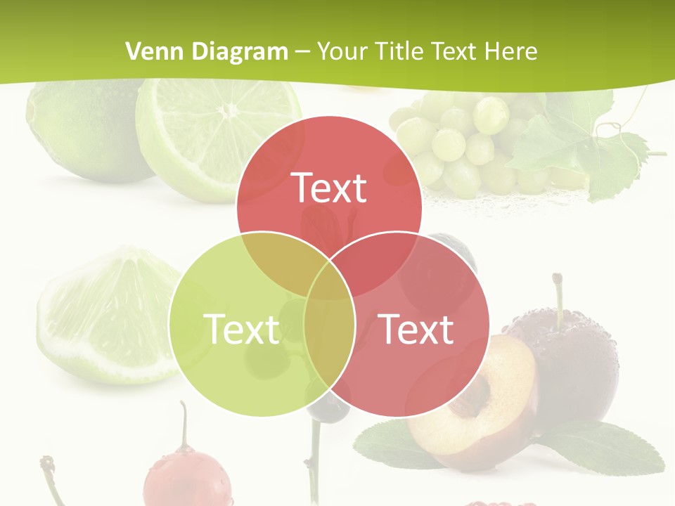 Raw Fruit Segment PowerPoint Template