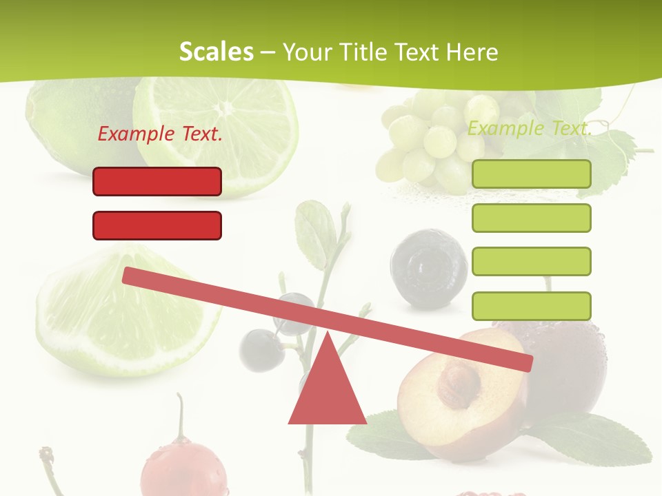 Raw Fruit Segment PowerPoint Template