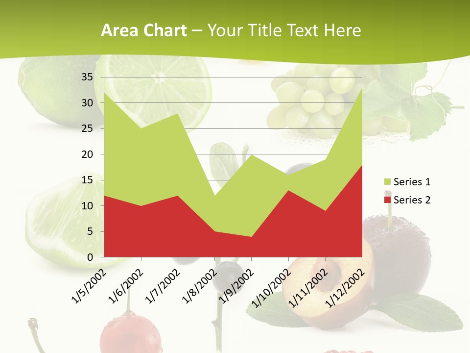 Raw Fruit Segment PowerPoint Template