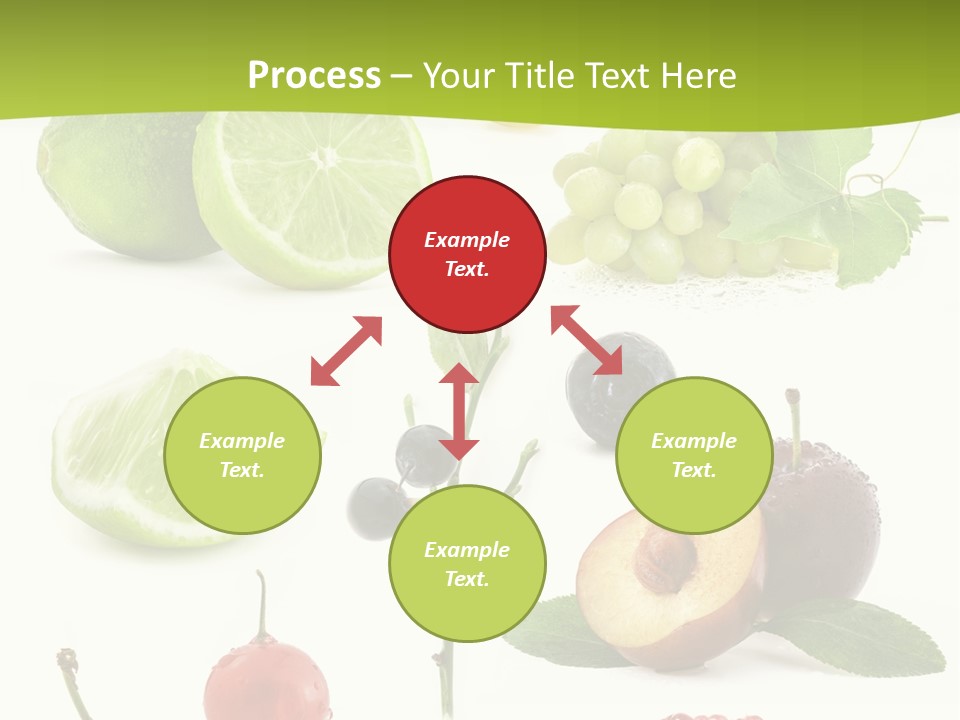 Raw Fruit Segment PowerPoint Template