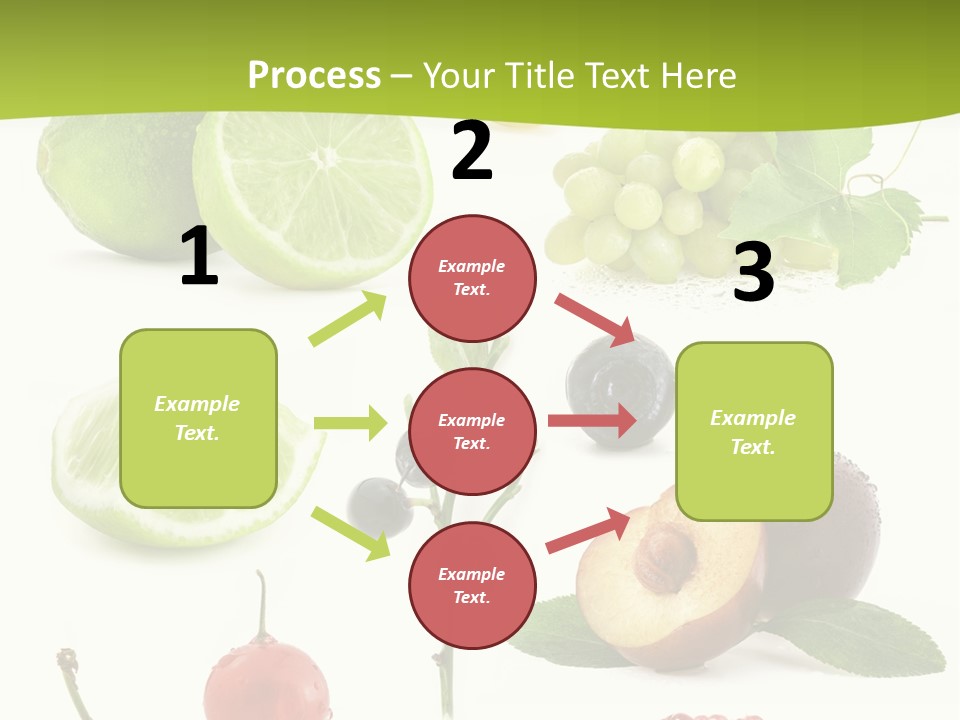 Raw Fruit Segment PowerPoint Template