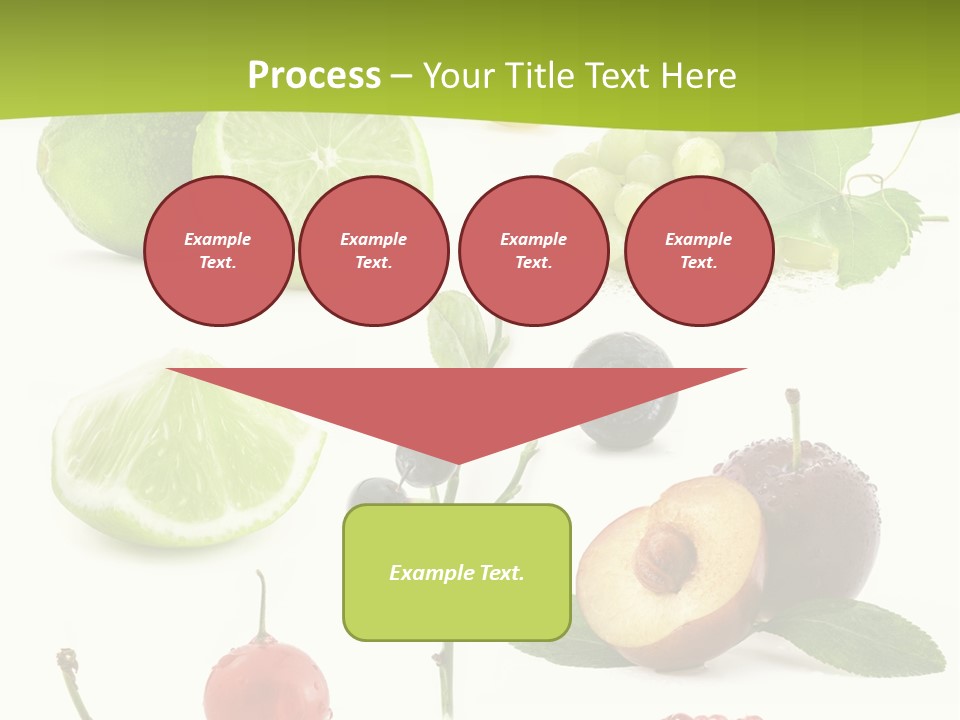 Raw Fruit Segment PowerPoint Template