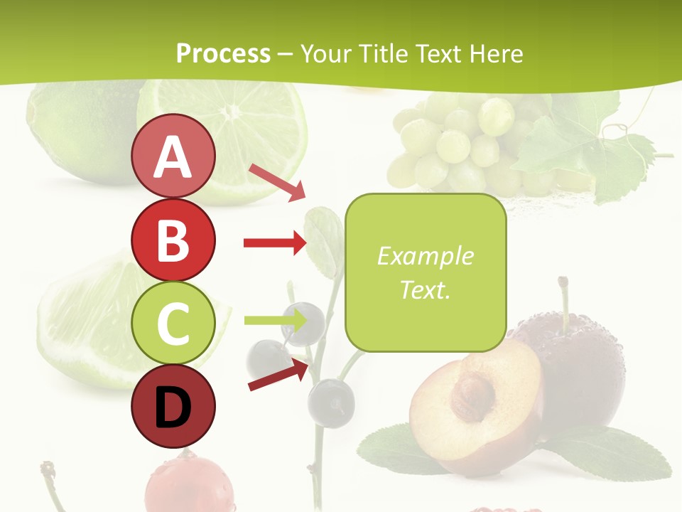 Raw Fruit Segment PowerPoint Template