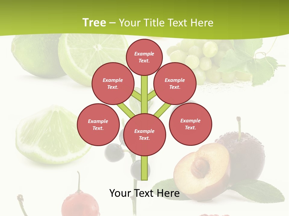 Raw Fruit Segment PowerPoint Template
