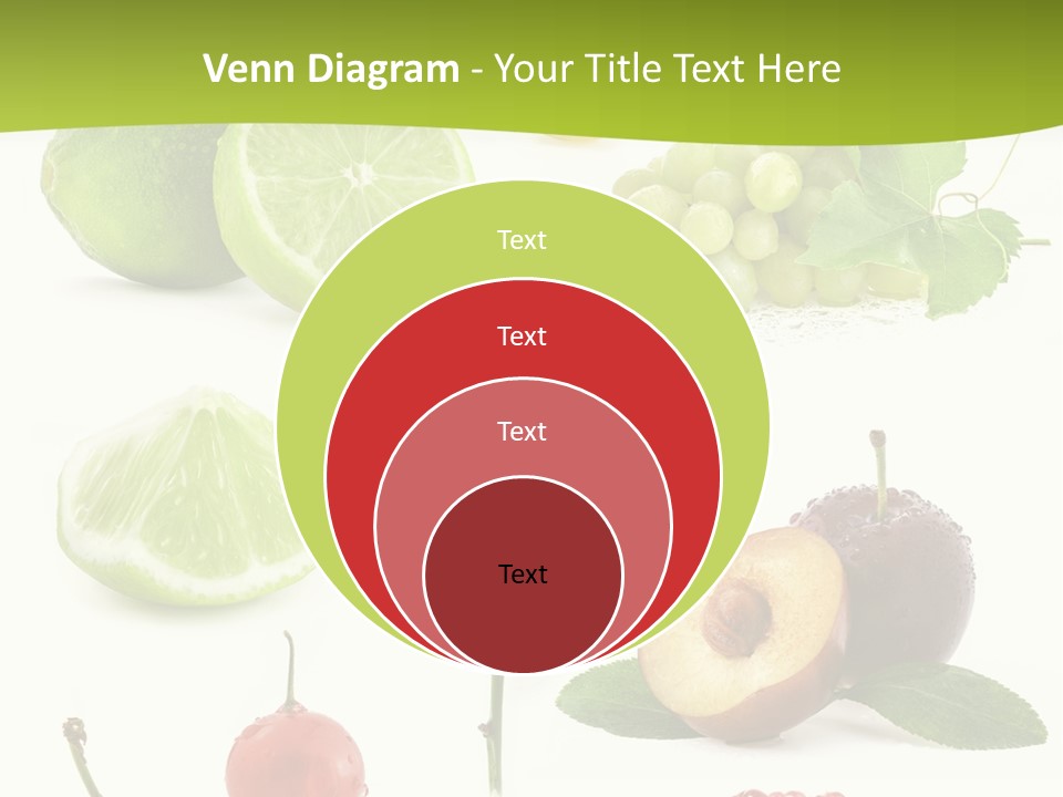 Raw Fruit Segment PowerPoint Template