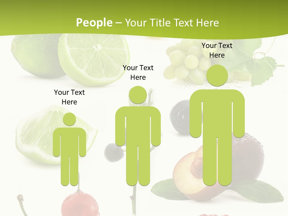 Raw Fruit Segment PowerPoint Template