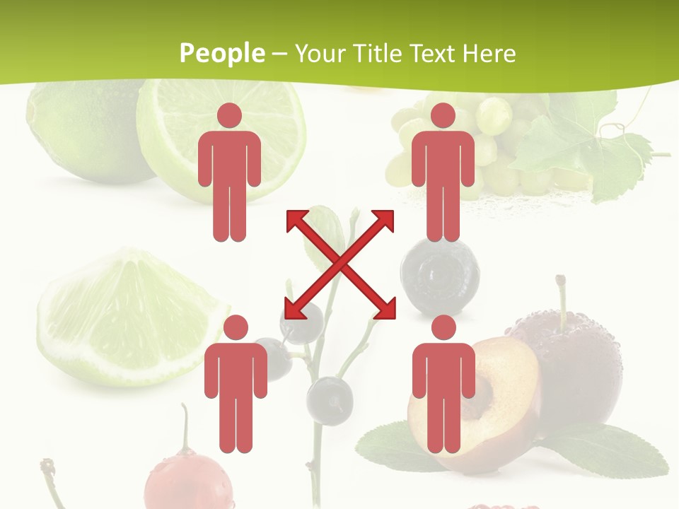 Raw Fruit Segment PowerPoint Template