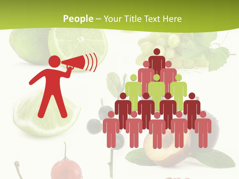 Raw Fruit Segment PowerPoint Template