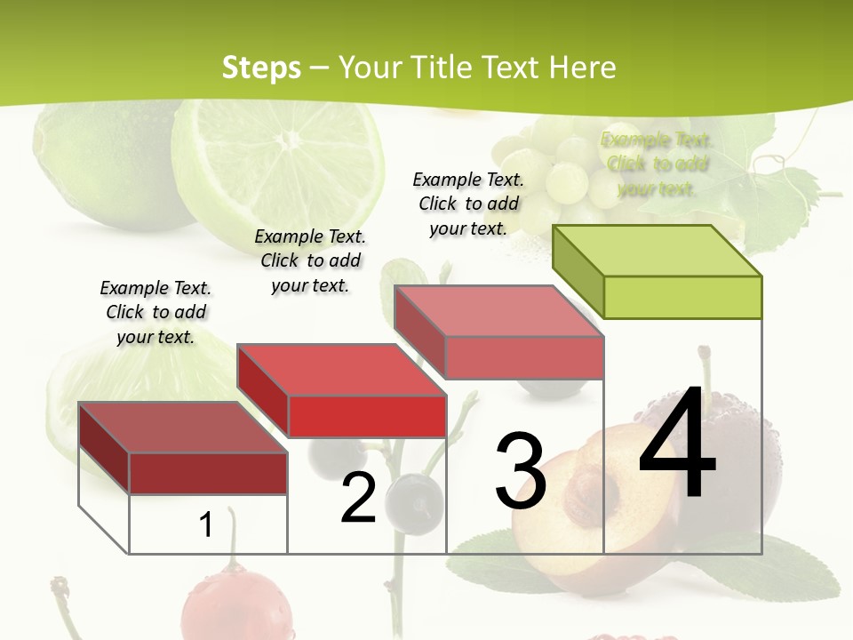 Raw Fruit Segment PowerPoint Template
