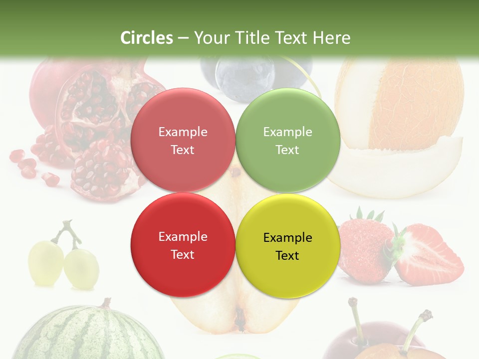 Orange Striped Citrus PowerPoint Template