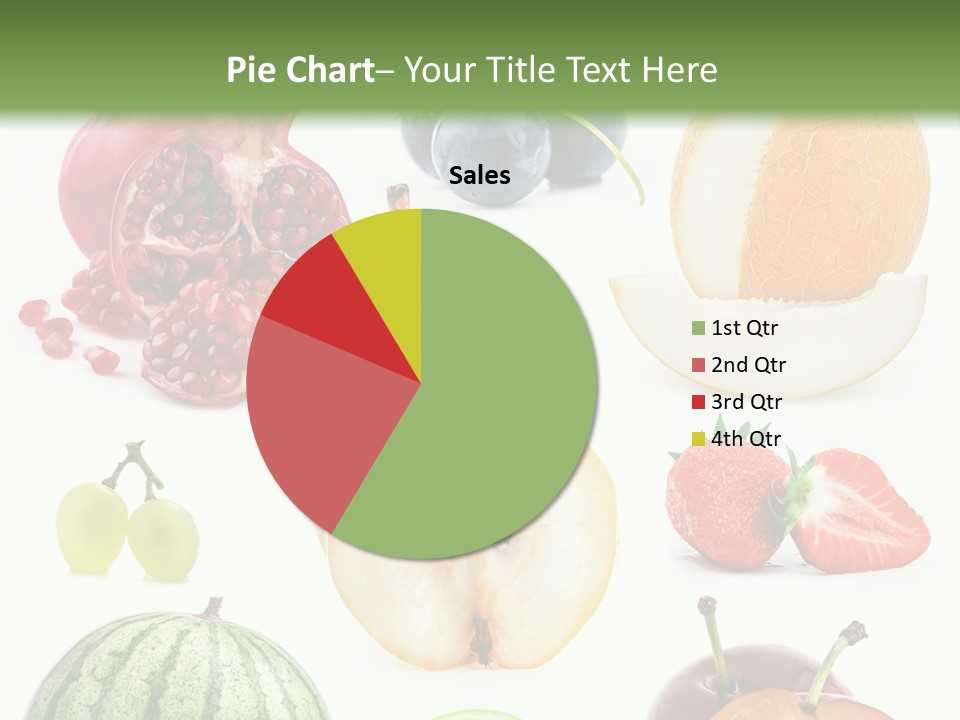 Orange Striped Citrus PowerPoint Template