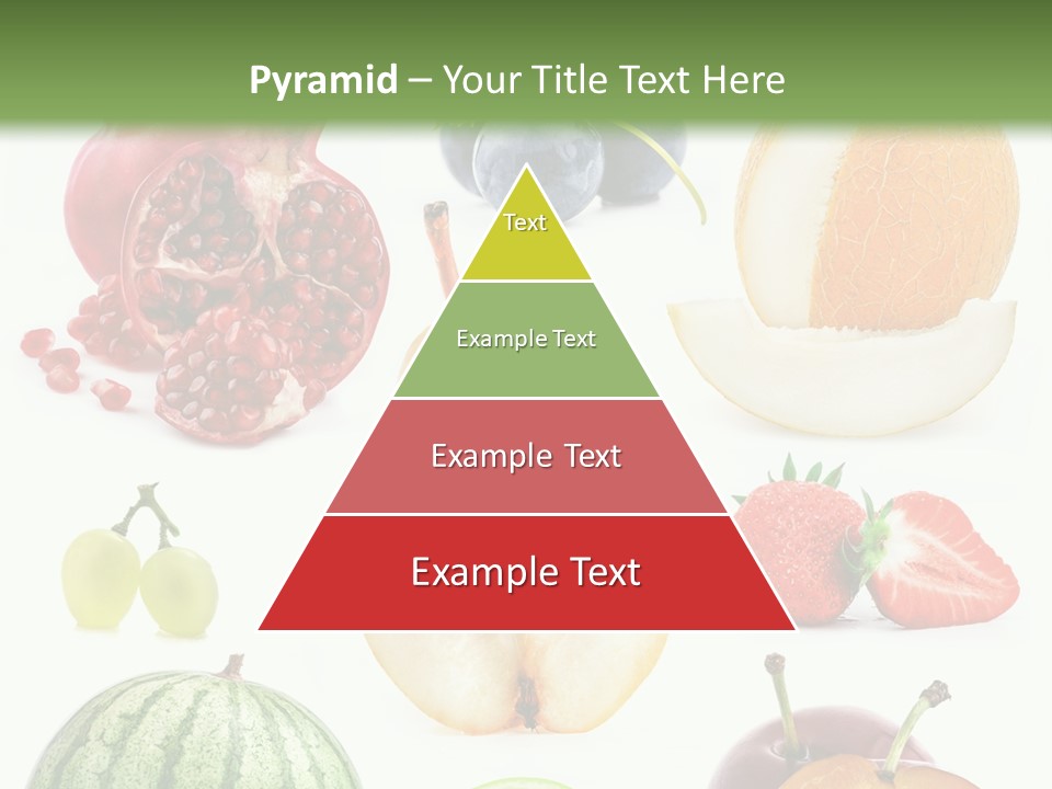 Orange Striped Citrus PowerPoint Template