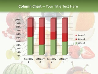 Orange Striped Citrus PowerPoint Template