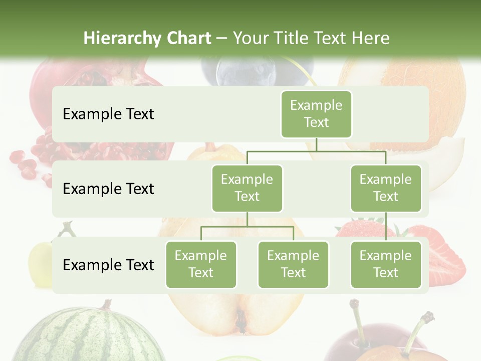 Orange Striped Citrus PowerPoint Template