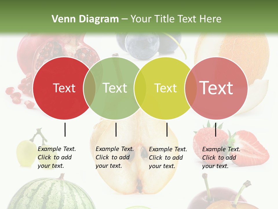 Orange Striped Citrus PowerPoint Template