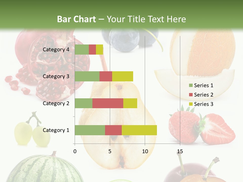 Orange Striped Citrus PowerPoint Template