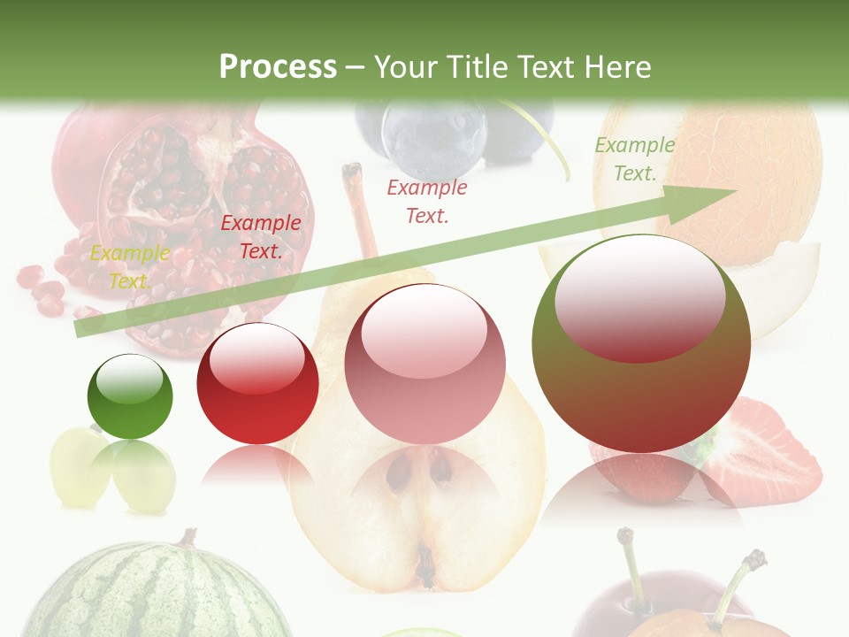 Orange Striped Citrus PowerPoint Template