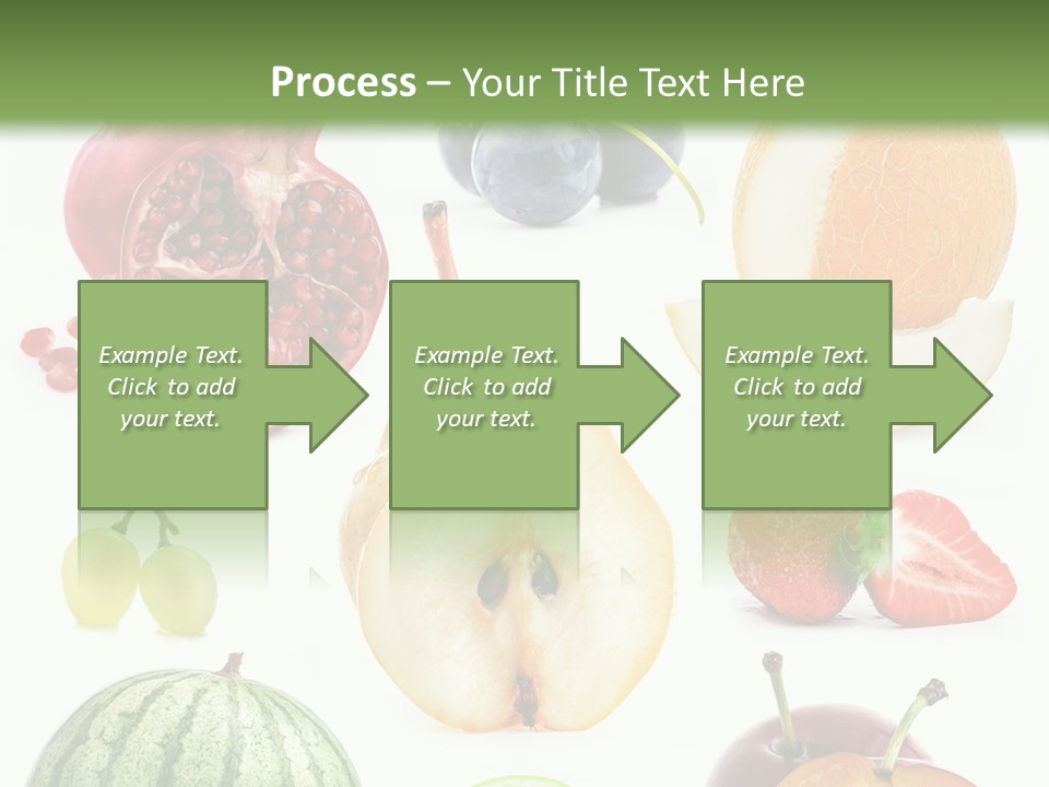 Orange Striped Citrus PowerPoint Template