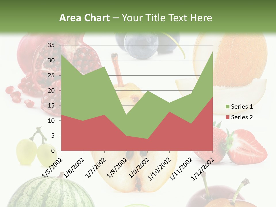 Orange Striped Citrus PowerPoint Template