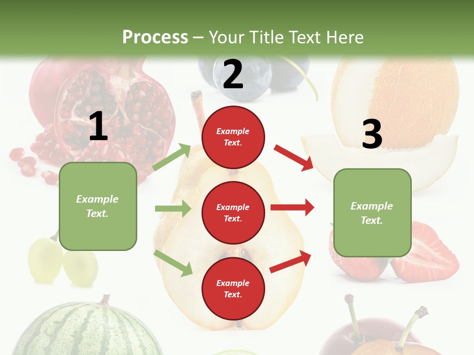 Orange Striped Citrus PowerPoint Template