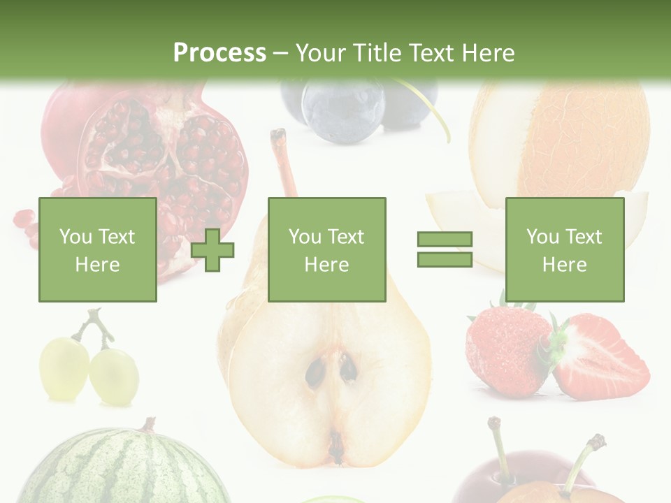 Orange Striped Citrus PowerPoint Template