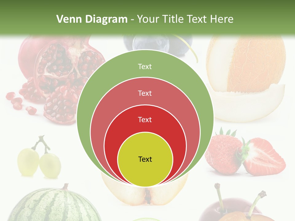 Orange Striped Citrus PowerPoint Template
