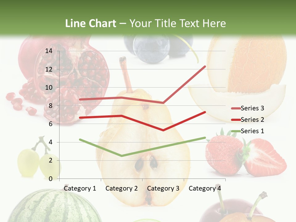 Orange Striped Citrus PowerPoint Template