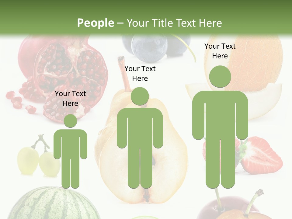 Orange Striped Citrus PowerPoint Template