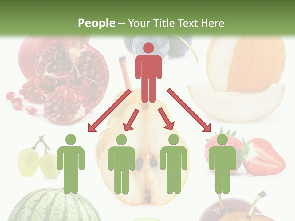 Orange Striped Citrus PowerPoint Template