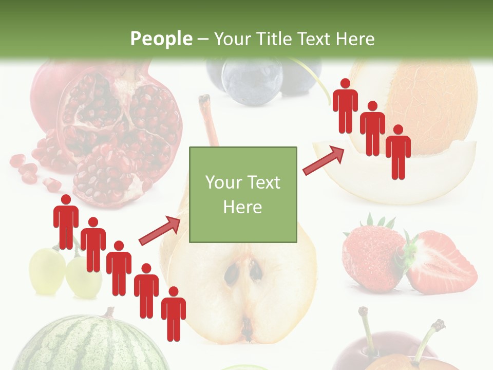 Orange Striped Citrus PowerPoint Template