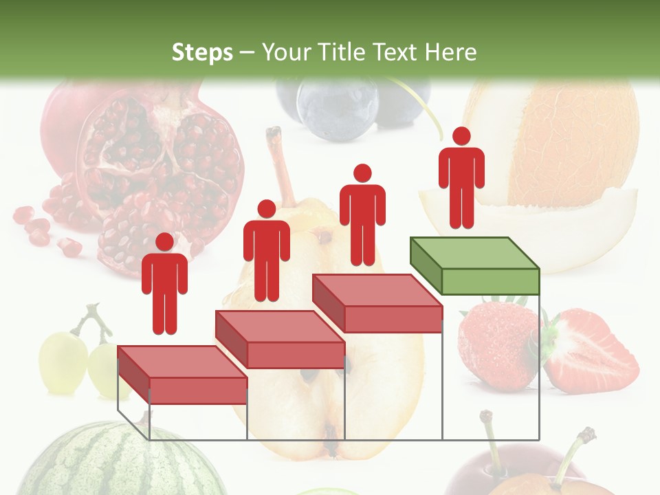 Orange Striped Citrus PowerPoint Template