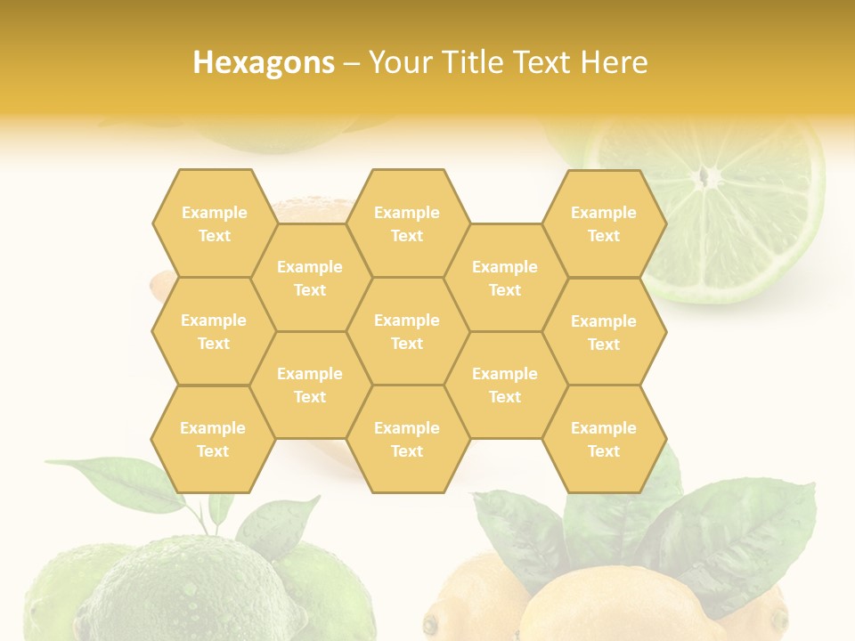 Isolated Citric Taste PowerPoint Template