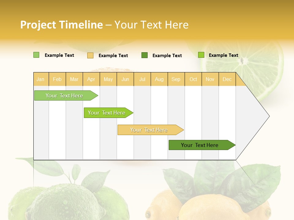 Isolated Citric Taste PowerPoint Template
