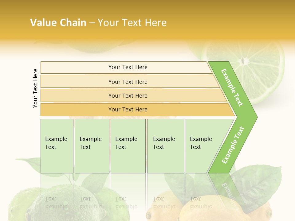 Isolated Citric Taste PowerPoint Template