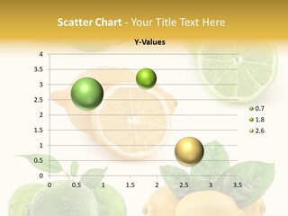 Isolated Citric Taste PowerPoint Template