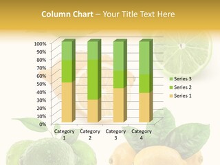 Isolated Citric Taste PowerPoint Template