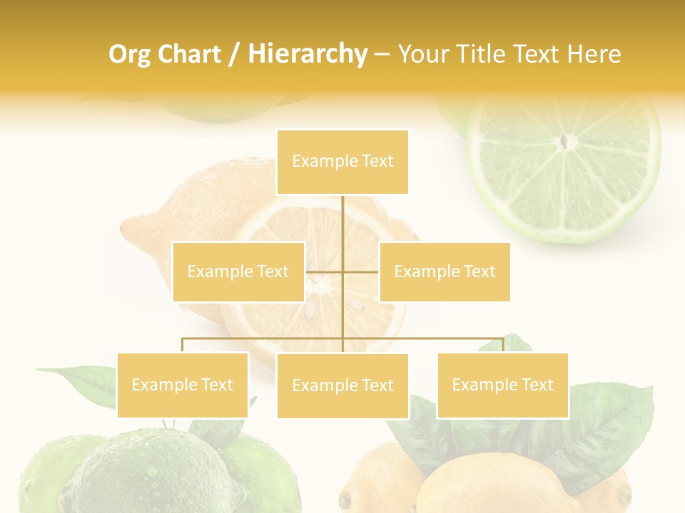 Isolated Citric Taste PowerPoint Template
