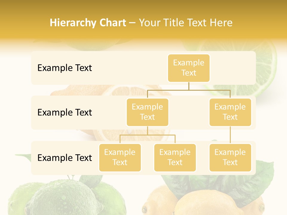 Isolated Citric Taste PowerPoint Template
