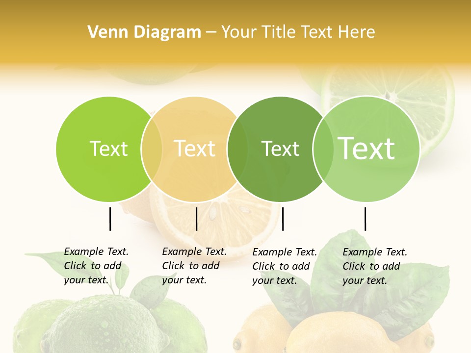 Isolated Citric Taste PowerPoint Template
