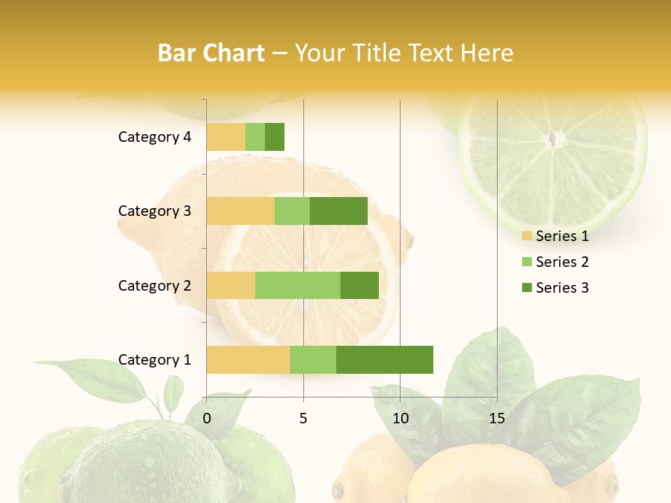 Isolated Citric Taste PowerPoint Template
