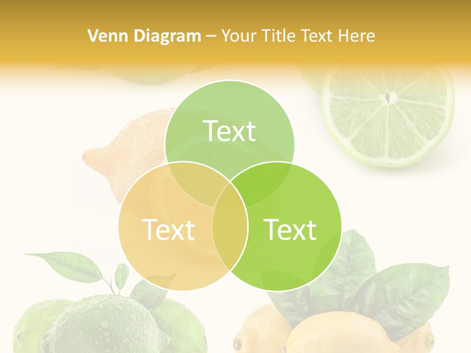 Isolated Citric Taste PowerPoint Template
