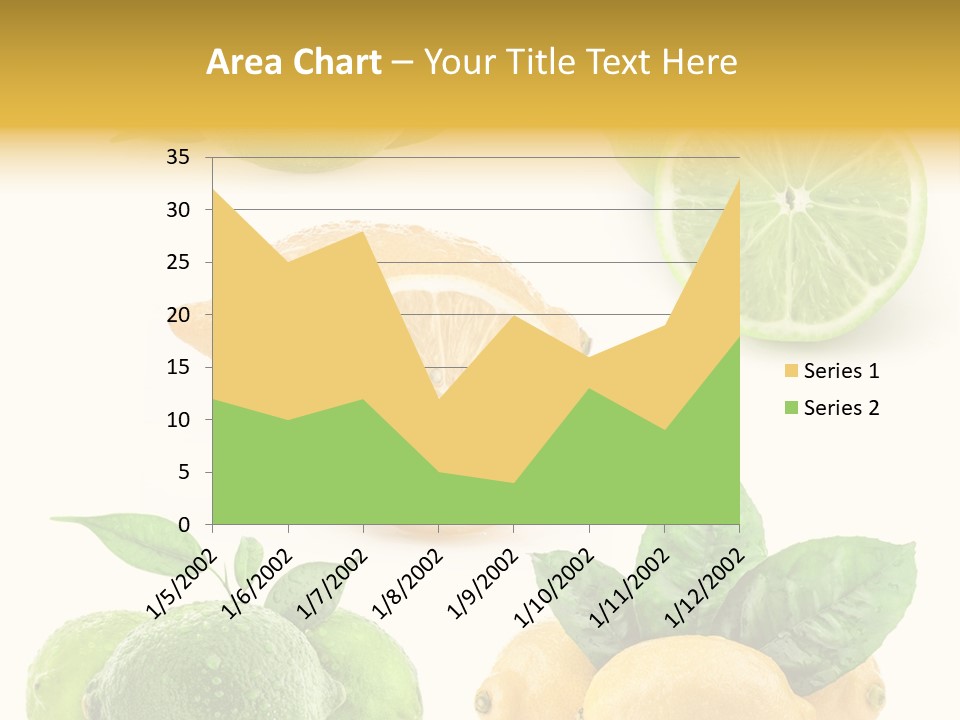 Isolated Citric Taste PowerPoint Template