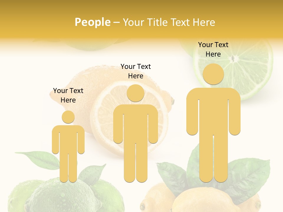 Isolated Citric Taste PowerPoint Template